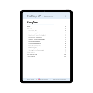 Szablony: CV + listy motywacyjne